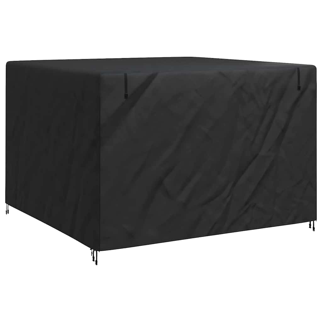 Outdoor Swing Cover Black 250 x 250 x 160 cm 210D Oxford Fabric